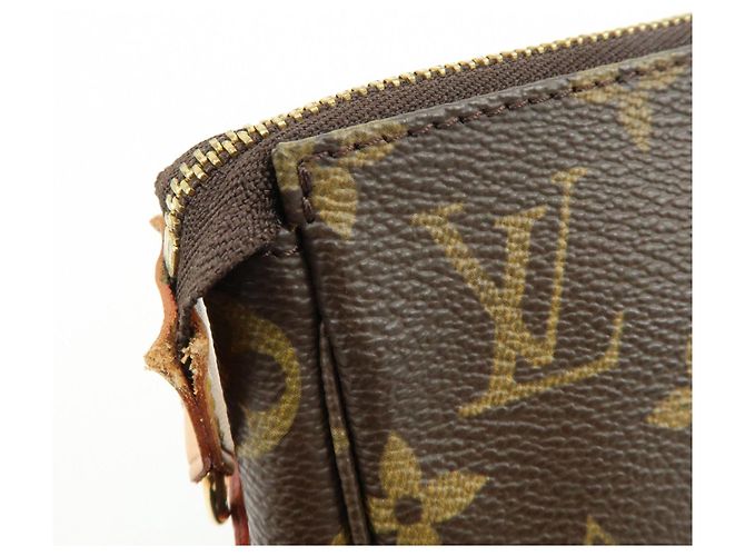Louis Vuitton Monogram Pochette Accessoires Pouch Hand Bag Brown M51980 - vista 18