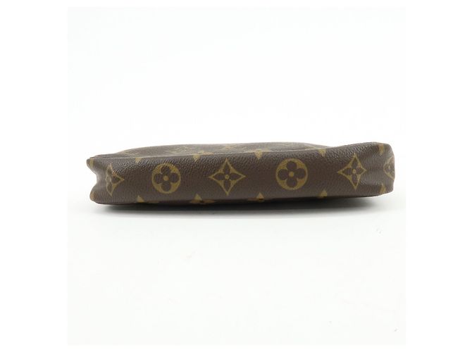 Louis Vuitton Monogram Pochette Accessoires Pouch Hand Bag Brown M51980 - vista 5
