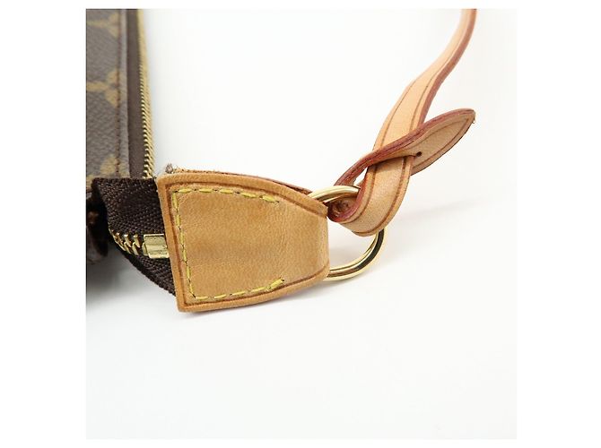 Louis Vuitton Monogram Pochette Accessoires Pouch Hand Bag Brown M51980 - vista 9