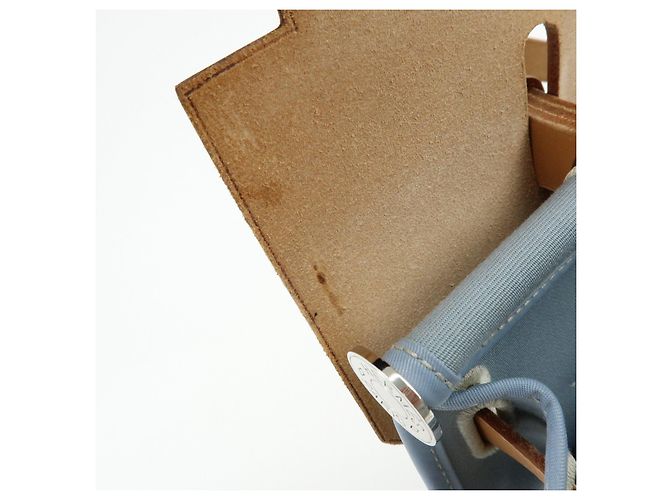 Hermès HERMES Herline Herbag Zip PM Toile Officier Vache Hunter Borsa 2Way Blu - vista 17