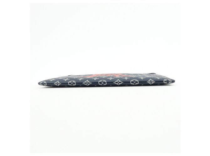 Louis Vuitton Monogram Ink Upside Down Pochette Apollo Navy M62905 - vista 5