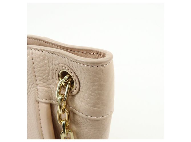 TORY BURCH Borsa a Tracolla e Tote Britten in Pelle con Catena Logo Rosa - vista 14