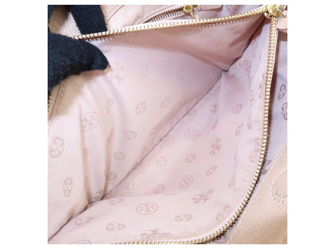 TORY BURCH Borsa a Tracolla e Tote Britten in Pelle con Catena Logo Rosa - vista 22