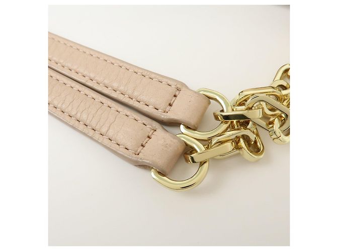 TORY BURCH Borsa a Tracolla e Tote Britten in Pelle con Catena Logo Rosa - vista 8