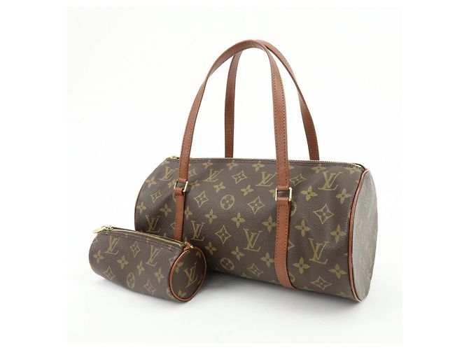 Borsa a mano Louis Vuitton Monogram Papillon 30 Brown M51365 - vista 3