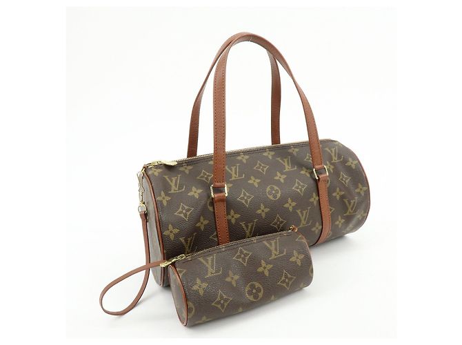 Borsa a mano Louis Vuitton Monogram Papillon 30 Brown M51365 - vista 4