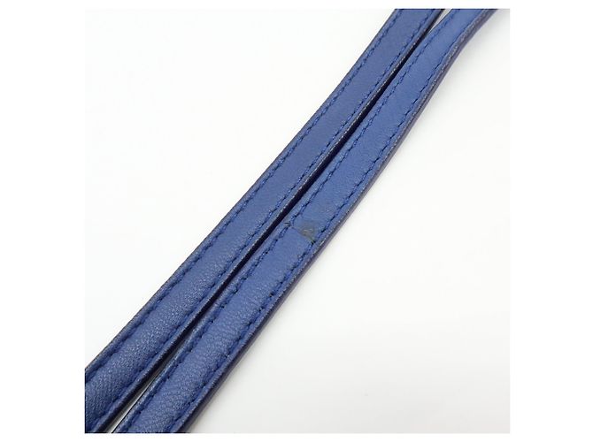 BOTTEGA VENETA Borsa a tracolla e a spalla in pelle Intrecciato Blu - vista 7