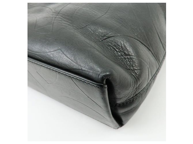 Borsa Tote e Borsa a Tracolla CHANEL COCO Mark in pelle di agnello nera - vista 13