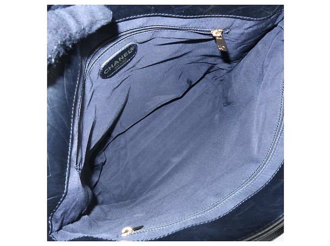 Borsa Tote e Borsa a Tracolla CHANEL COCO Mark in pelle di agnello nera - vista 18