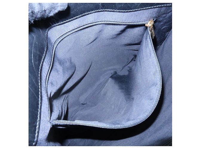 Borsa Tote e Borsa a Tracolla CHANEL COCO Mark in pelle di agnello nera - vista 19