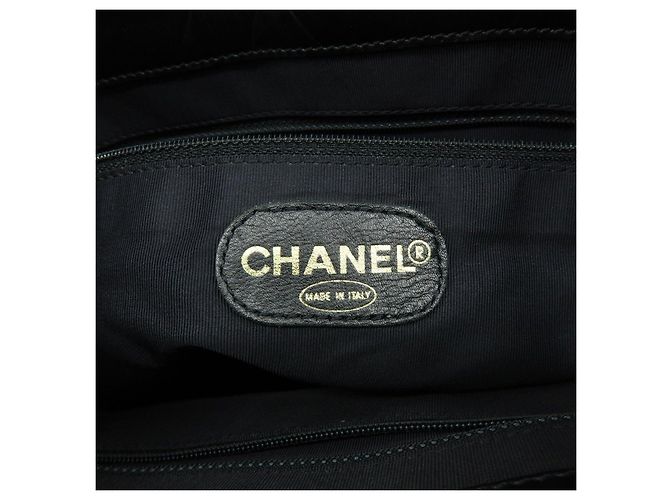 Borsa Tote e Borsa a Tracolla CHANEL COCO Mark in pelle di agnello nera - vista 20