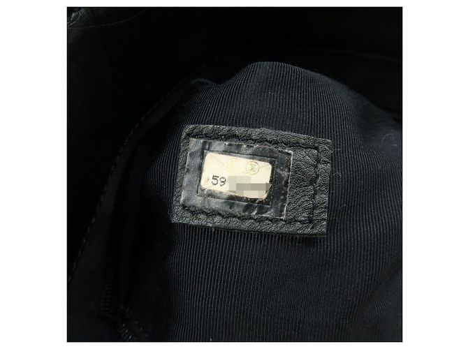 Borsa Tote e Borsa a Tracolla CHANEL COCO Mark in pelle di agnello nera - vista 21