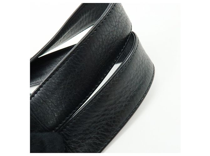Borsa Tote e Borsa a Tracolla CHANEL COCO Mark in pelle di agnello nera - vista 7