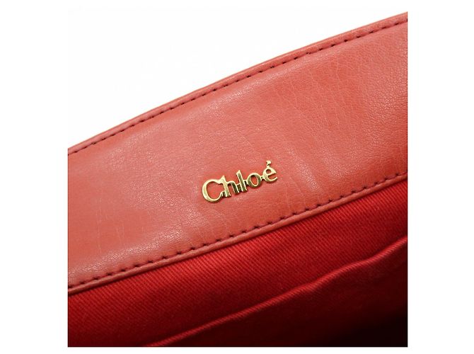 Chloé Borsa a spalla Chloe Eden in pelle Borsa crossbody con nappe Rossa - vista 22