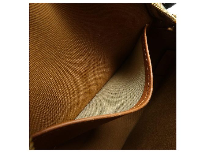 Céline CELINE Borsa a tracolla e a spalla Triomphe in PVC e pelle Marrone - vista 23