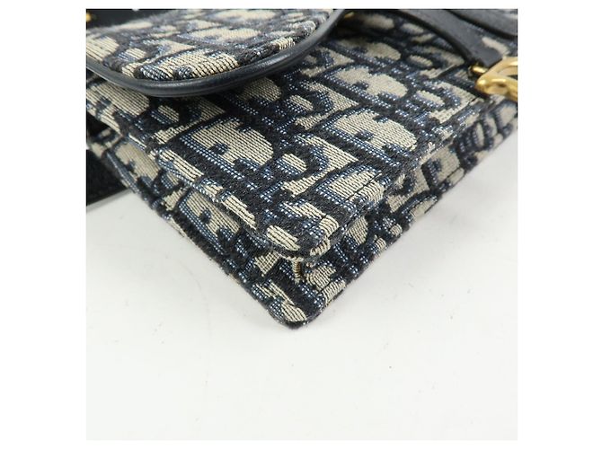 Borsello da vita Christian Dior Saddle Trotter Canvas Navy - vista 10