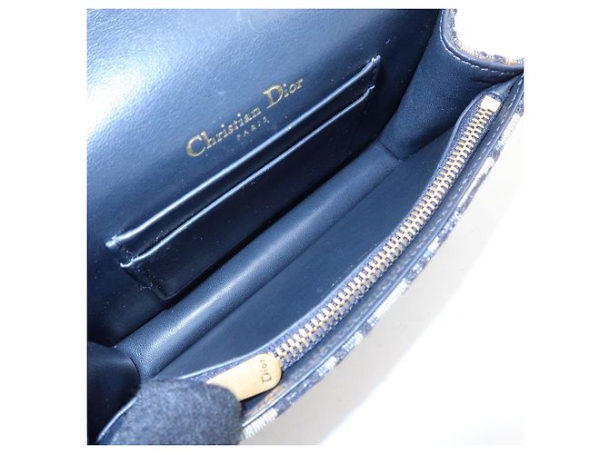 Borsello da vita Christian Dior Saddle Trotter Canvas Navy - vista 16