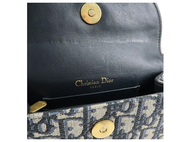 Borsello da vita Christian Dior Saddle Trotter Canvas Navy - vista 22