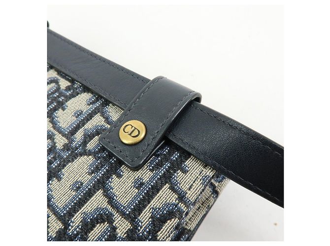 Borsello da vita Christian Dior Saddle Trotter Canvas Navy - vista 9
