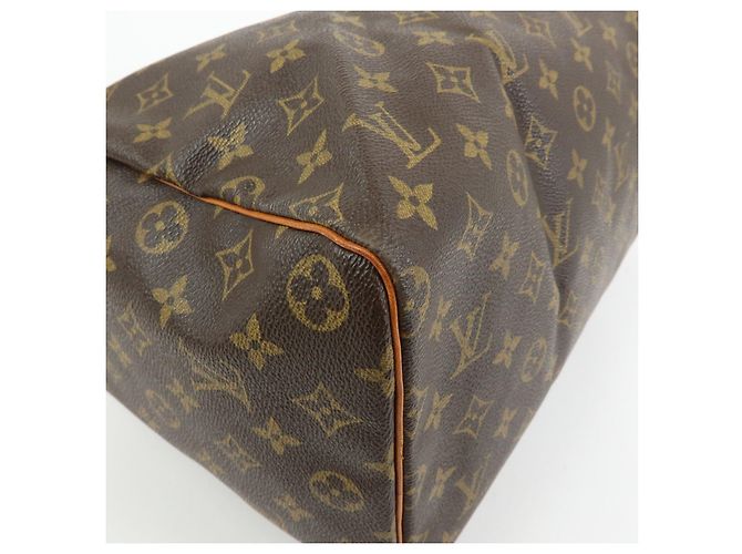 Borsa a mano Louis Vuitton Monogram Speedy 40 Borsa Boston Marrone M41522 - vista 11