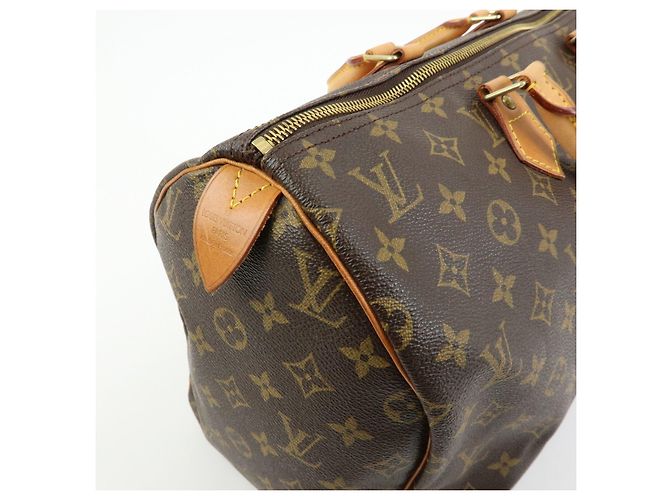 Borsa a mano Louis Vuitton Monogram Speedy 40 Borsa Boston Marrone M41522 - vista 15