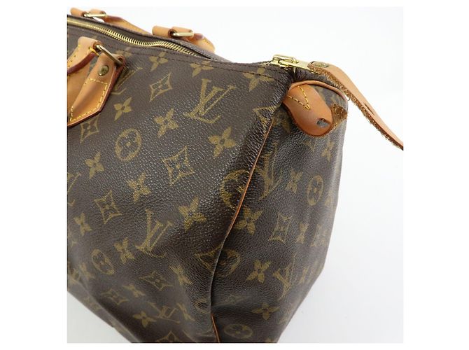 Borsa a mano Louis Vuitton Monogram Speedy 40 Borsa Boston Marrone M41522 - vista 16