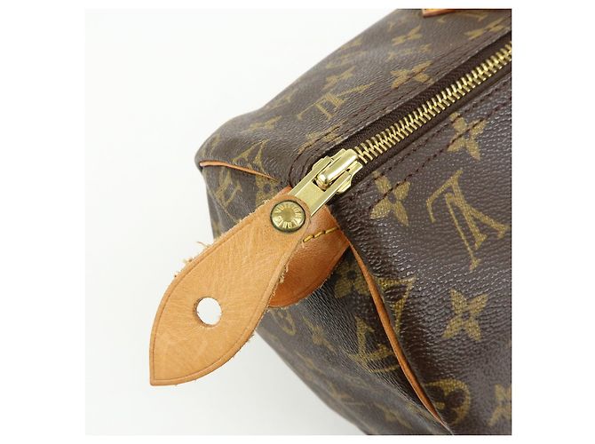 Borsa a mano Louis Vuitton Monogram Speedy 40 Borsa Boston Marrone M41522 - vista 18