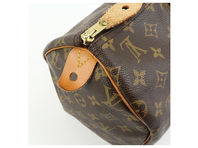 Borsa a mano Louis Vuitton Monogram Speedy 40 Borsa Boston Marrone M41522 - vista 19