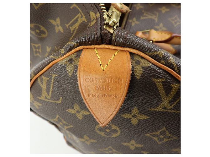 Borsa a mano Louis Vuitton Monogram Speedy 40 Borsa Boston Marrone M41522 - vista 23