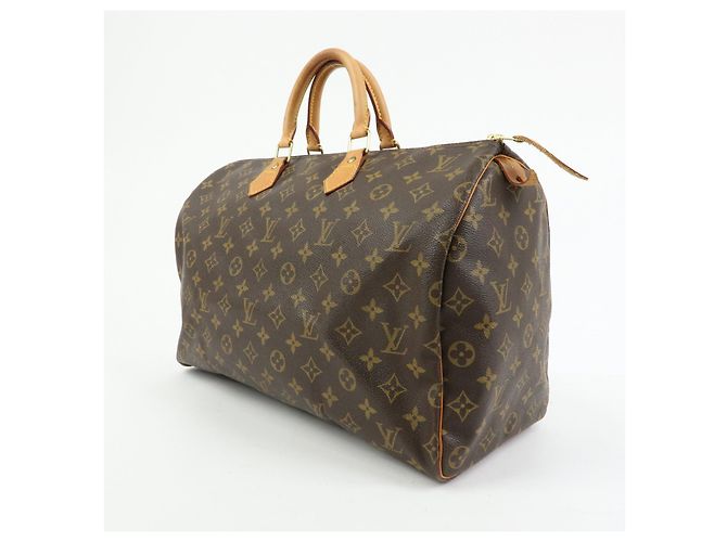Borsa a mano Louis Vuitton Monogram Speedy 40 Borsa Boston Marrone M41522 - vista 3