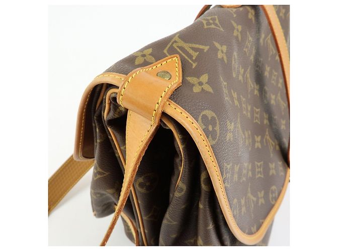 Louis Vuitton Monogram Saumur 35 Shoulder Bag Brown M42254 - vista 14