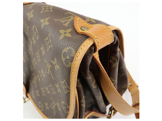 Louis Vuitton Monogram Saumur 35 Shoulder Bag Brown M42254 - vista 15