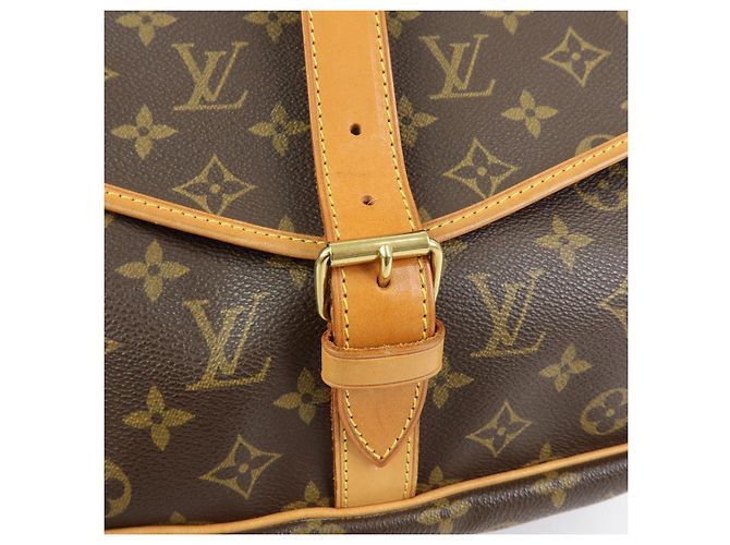 Louis Vuitton Monogram Saumur 35 Shoulder Bag Brown M42254 - vista 16