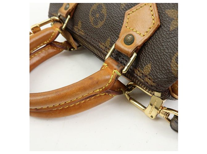 Louis Vuitton Monogram Mini Speedy & Strap 2Way Hand Bag Brown M41534 - vista 11
