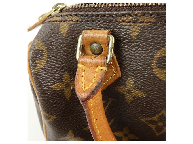 Louis Vuitton Monogram Mini Speedy & Strap 2Way Hand Bag Brown M41534 - vista 13