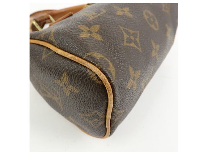 Louis Vuitton Monogram Mini Speedy & Strap 2Way Hand Bag Brown M41534 - vista 14