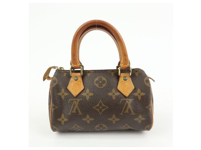 Louis Vuitton Monogram Mini Speedy & Strap 2Way Hand Bag Brown M41534 - vista 2