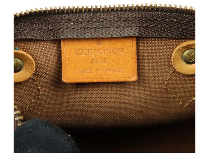 Louis Vuitton Monogram Mini Speedy & Strap 2Way Hand Bag Brown M41534 - vista 23