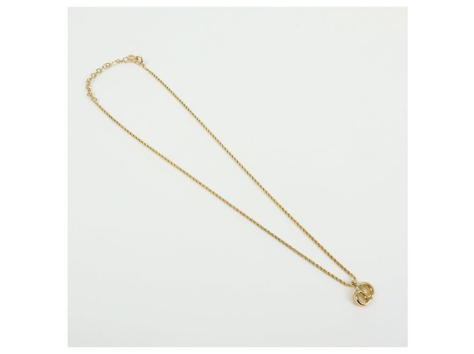 Collana Choker in metallo con logo CD Christian Dior Oro - vista 2