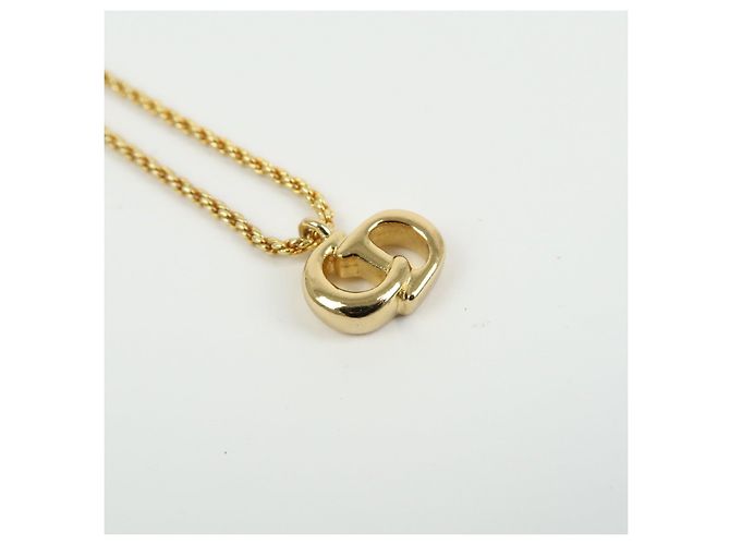 Collana Choker in metallo con logo CD Christian Dior Oro - vista 4