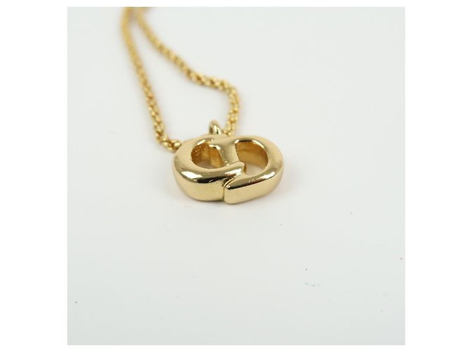 Collana Choker in metallo con logo CD Christian Dior Oro - vista 5