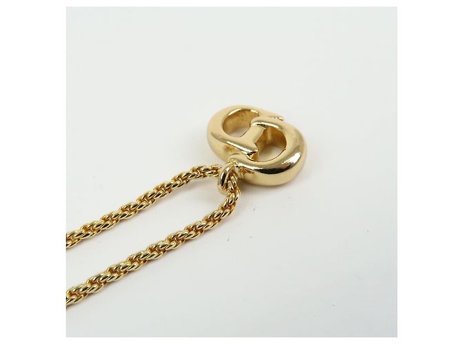 Collana Choker in metallo con logo CD Christian Dior Oro - vista 6