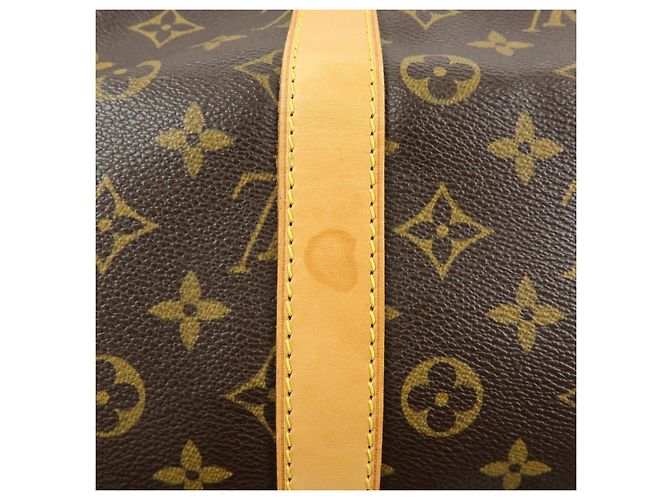Louis Vuitton Monogram Keep All Bandouliere 55 Borsa Boston M41414 - vista 17