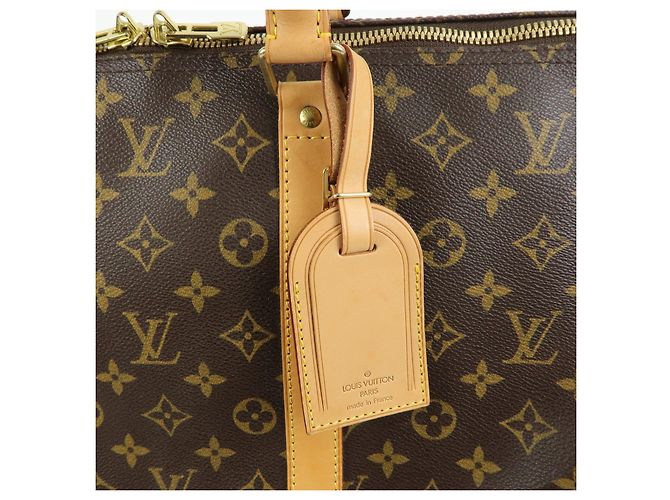 Louis Vuitton Monogram Keep All Bandouliere 55 Borsa Boston M41414 - vista 19