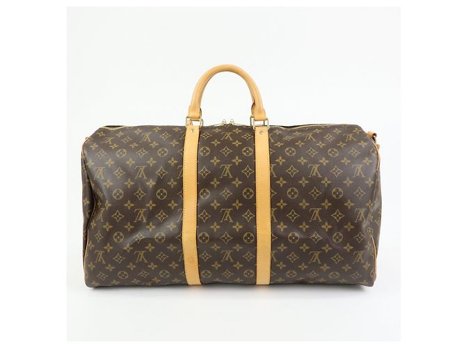 Louis Vuitton Monogram Keep All Bandouliere 55 Borsa Boston M41414 - vista 2