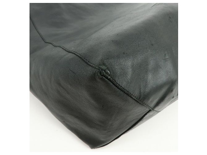 Autre Marque CELINE Horizontal Cabas Ledertasche Handtasche Schwarz - Ansicht 10