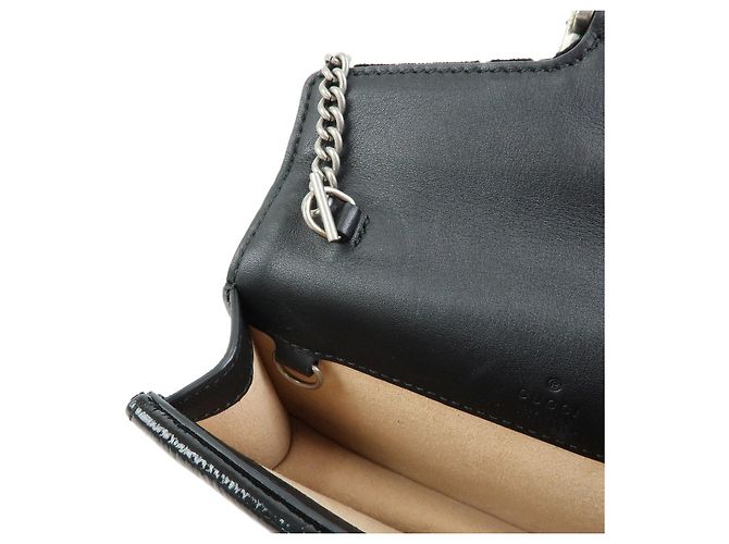 Borsa GUCCI Dionysus Super Mini Bag in velluto e pelle con catena 476432 - vista 9