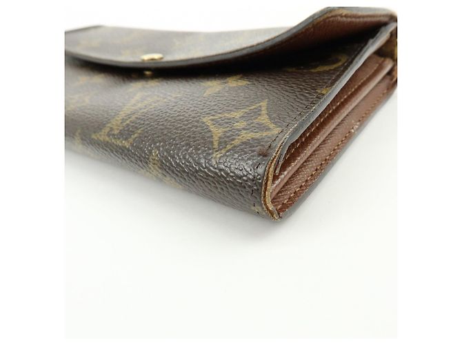 Louis Vuitton Monogram Canvas Compact Lote de 2 Carteras Cartera Larga Marrón - vista 16