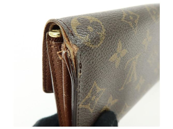 Louis Vuitton Monogram Canvas Compact Lote de 2 Carteras Cartera Larga Marrón - vista 19
