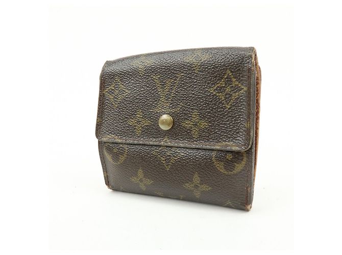 Louis Vuitton Monogram Canvas Compact Lote de 2 Carteras Cartera Larga Marrón - vista 3